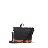 Cove Small Messenger Black/Saddle Brown