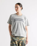 Herschel Mulher Faculty Tee Light Grey/Black Iris